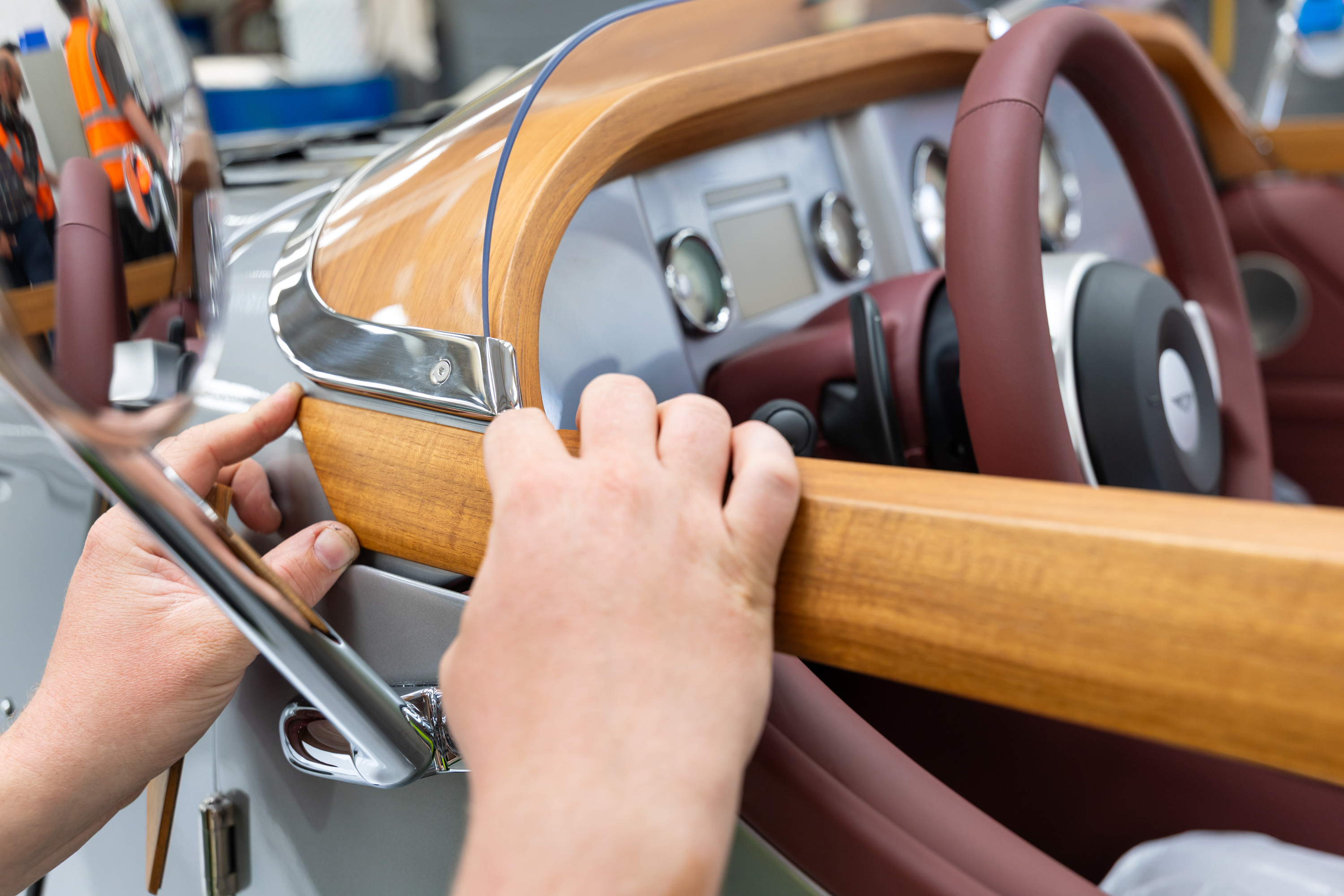 The Morgan Midsummer being hand built in Malvern