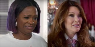 screenshots of kandi burruss and lisa vanderpump