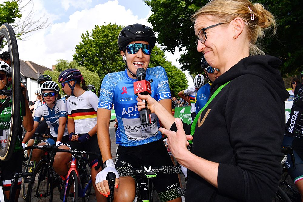 Dani Rowe at stage 3 at OVO Energy Women's Tour