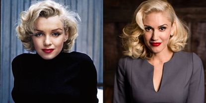 Marilyn Monroe (1953) and Gwen Stefani 