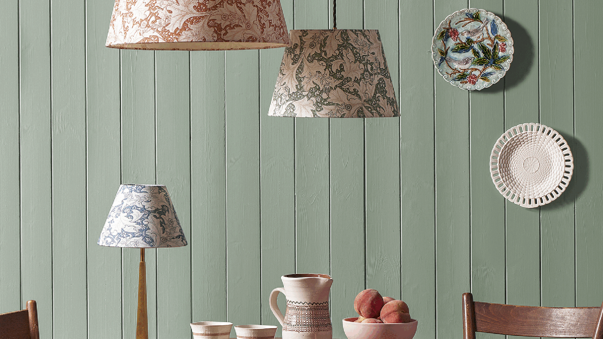 Floral ceiling light