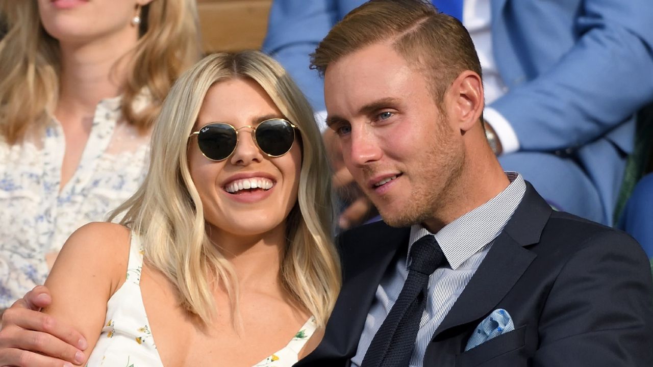 Mollie King and Stuart Broad