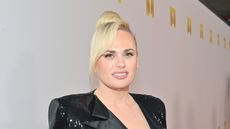 rebel wilson on a white background