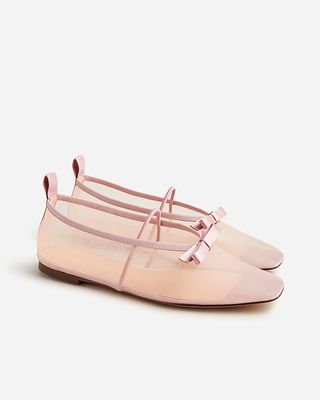 Quinn Mary Jane Ballet Flats in Mesh