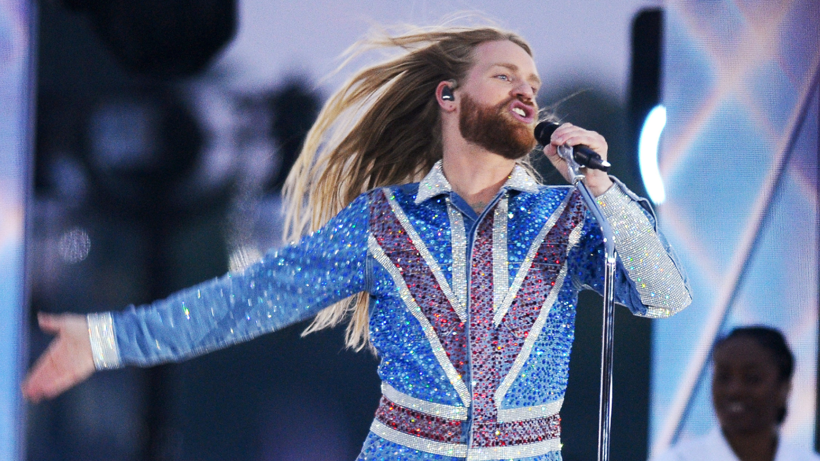 royal eurovision Sam Ryder performs at the BBC Platinum Party at the Palace, as part of the Queen's Platinum Jubilee celebrations, on June 4, 2022 in London, England