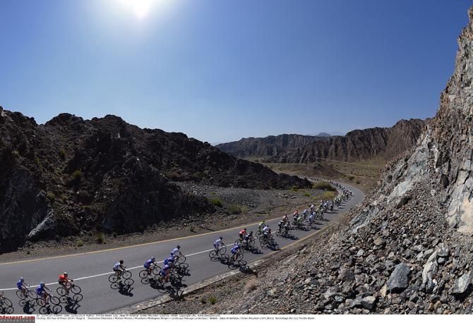 The sun shines on the Tour of Oman