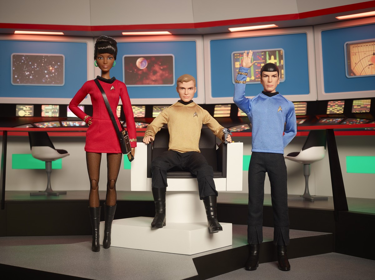 barbie star trek 50th anniversary doll