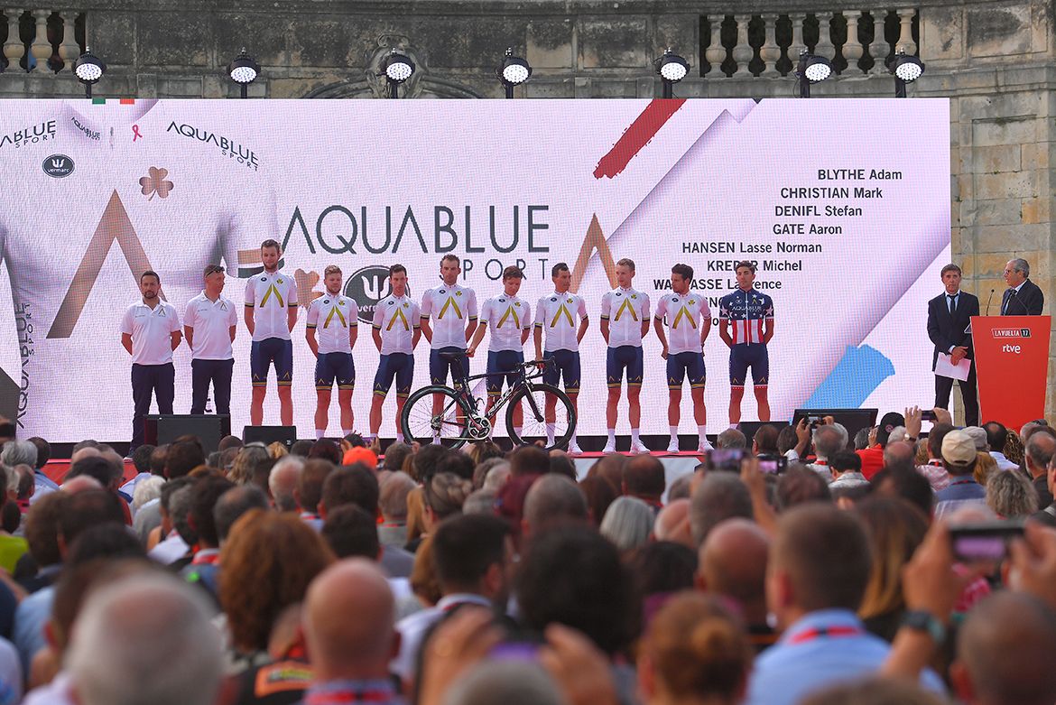 Aqua Blue Sport are riding their first Grand Tour