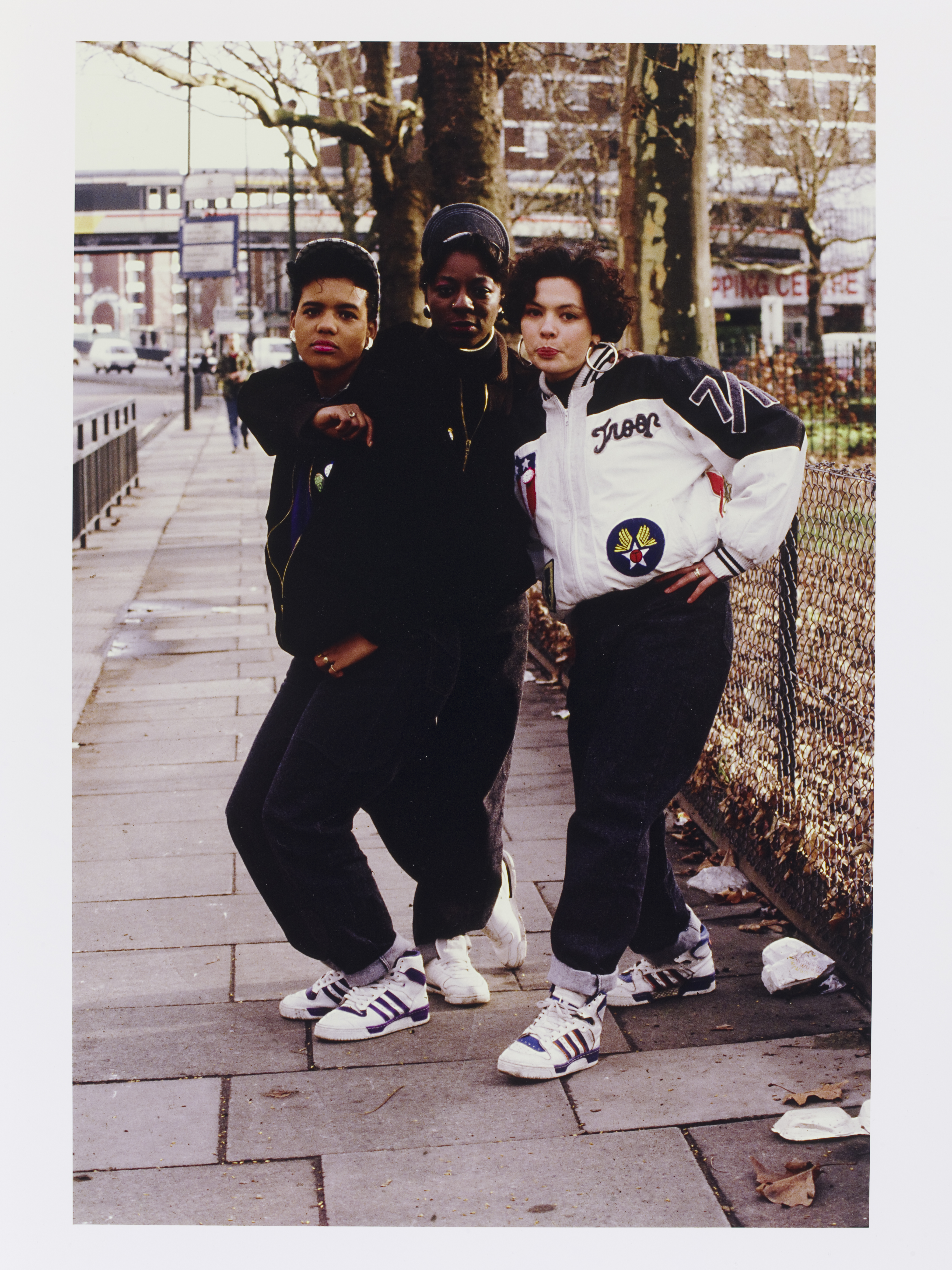 Photograph She Rockers (London/Rap/Dance Crew) Shepherds Bush Green, London, 1988