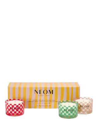 Neom Wellbeing London Christmas Travel Candle Gift Set