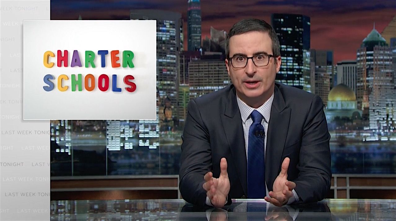 John Oliver looks at charter schools