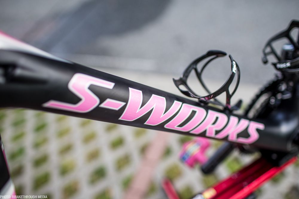 Alberto Contador rides the S-Works Tarmac.