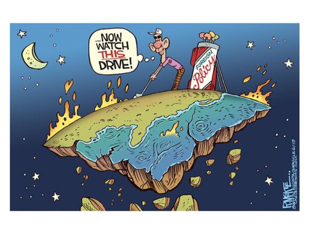 Obama cartoon foreign policy