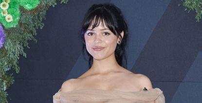 jenna ortega wears vivienne westwood for a mexico city photo call for beetlejuice 2