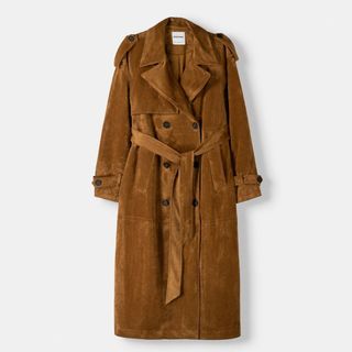 faux suede coat