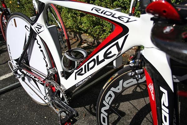 The down tube is very wide