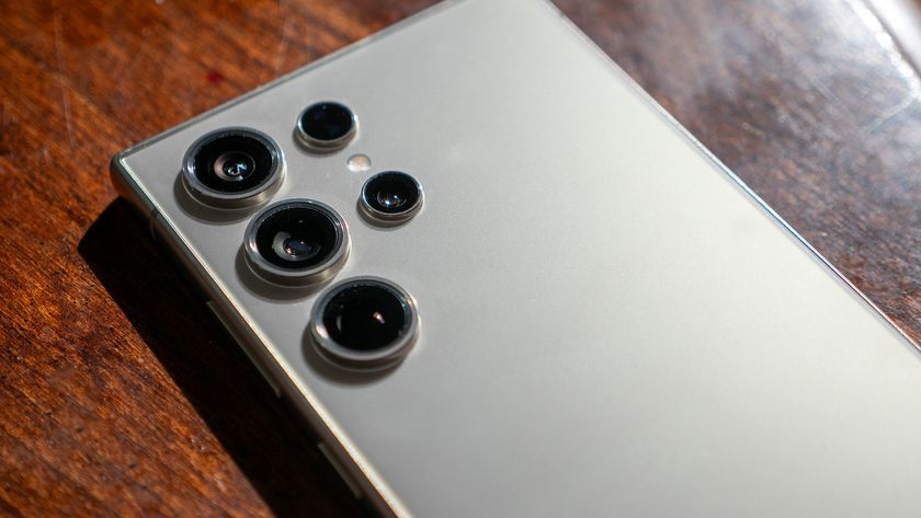 The camera array on the back of the Samsung Galaxy S24 Ultra