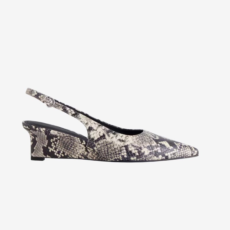 Image of snakeskin mules