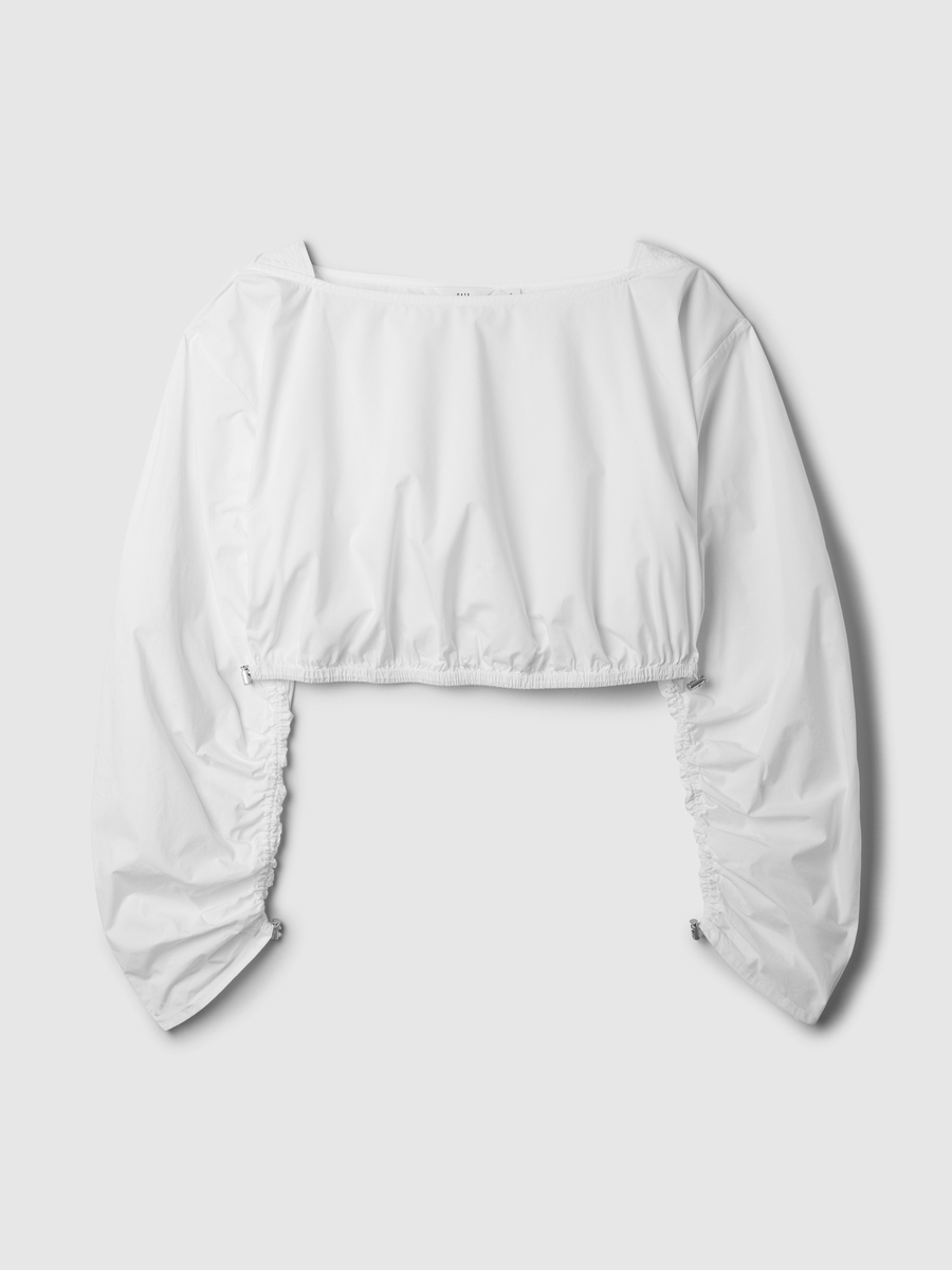 Gap x Cult Gaia, ruched crop top