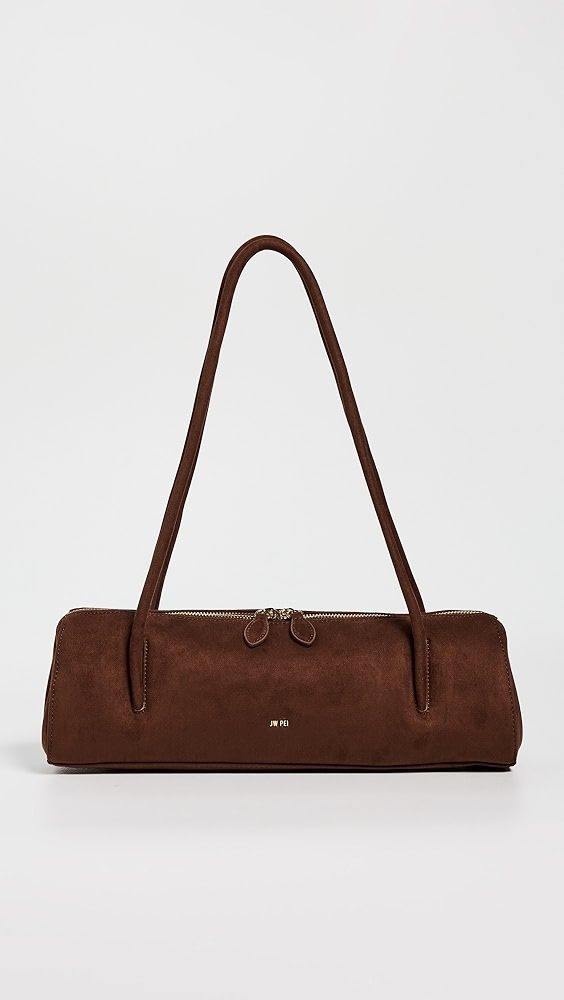Jw Pei Nova Baguette Style Faux Suede Shoulder Bag