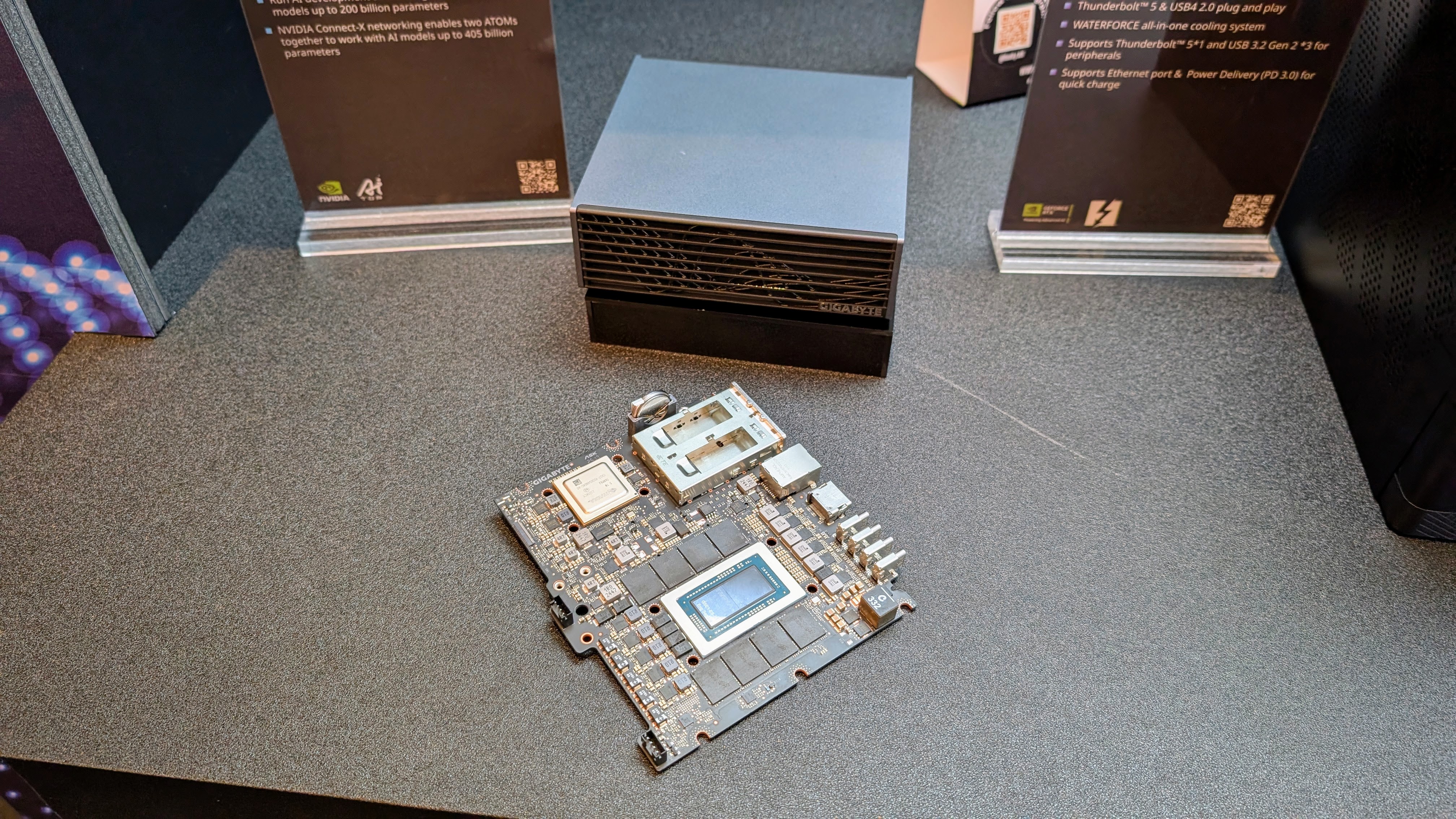 Gigabyte AI Top Atom desktop AI machine at Computex 2025