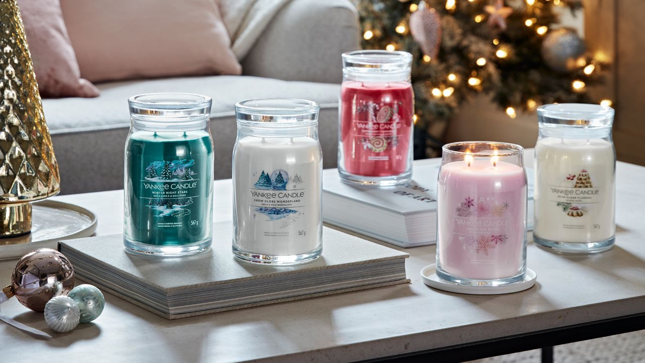 Yankee Candle® SnowGlobe collection jars