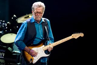 Clapton and Strat in action at the Royal Albert Hall on 21 May 2015