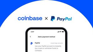 Coinbase now supports using PayPal