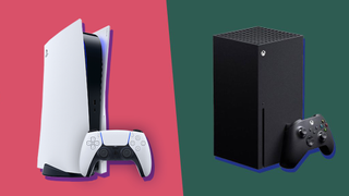 PS5 (izquierda) vs Xbox Series X (derecha)