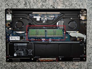 The RAM in Dell's XPS 15 (9570).