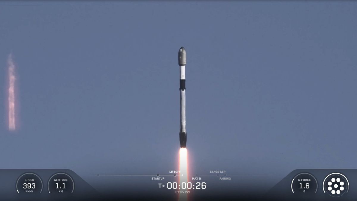 SpaceX launches classified mission for the US Space Force from California (video)