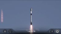 A SpaceX Falcon 9 rocket launches the USSF-153 mission for the U.S. Space Force from Vandenberg Space Force Base in California on Sept. 10, 2026.