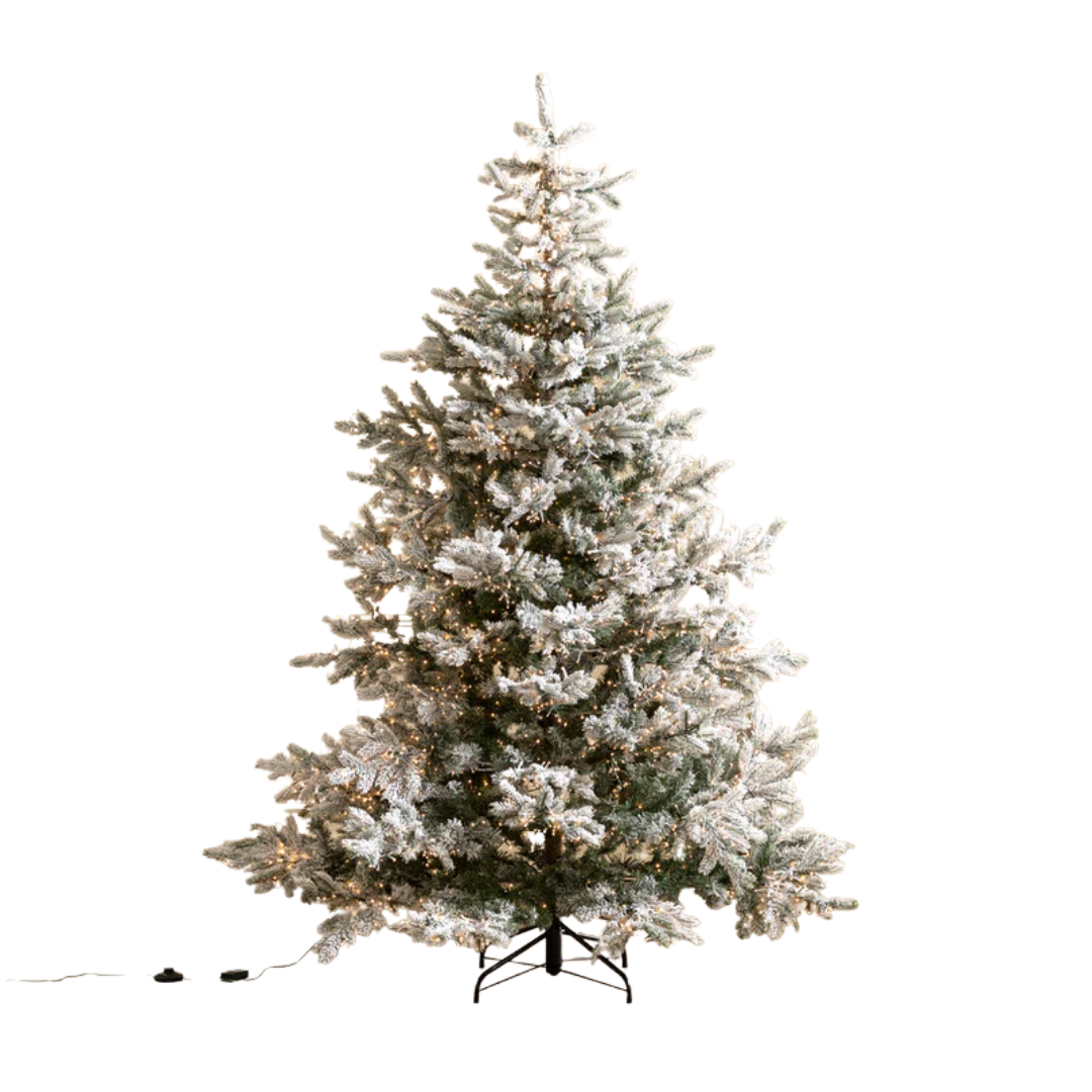 7&#039; Snowy Grandis Fir Pre-Lit Faux Tree