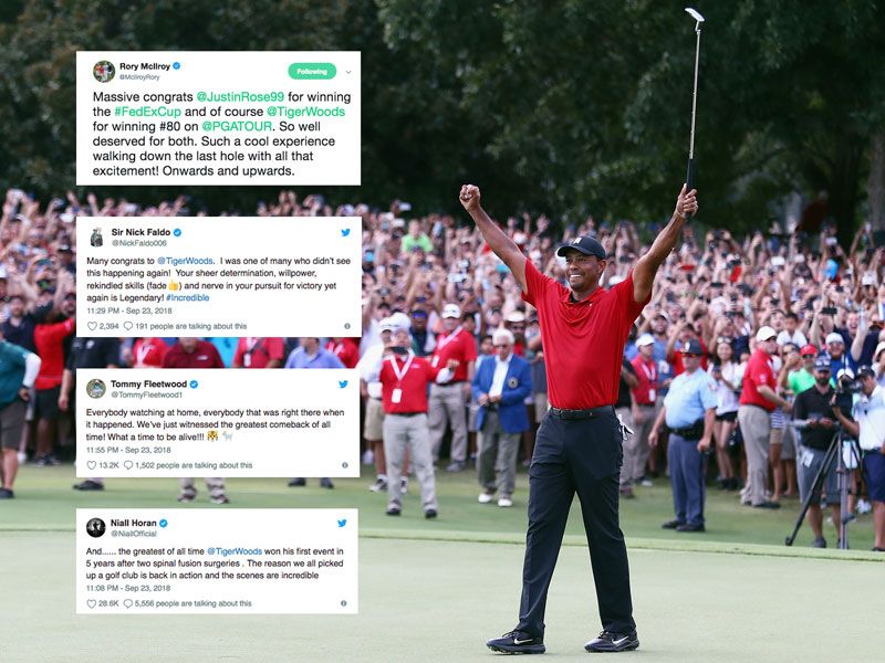 How Social Media Reacted To Tiger Woods&#039; 80th PGA Tour Win