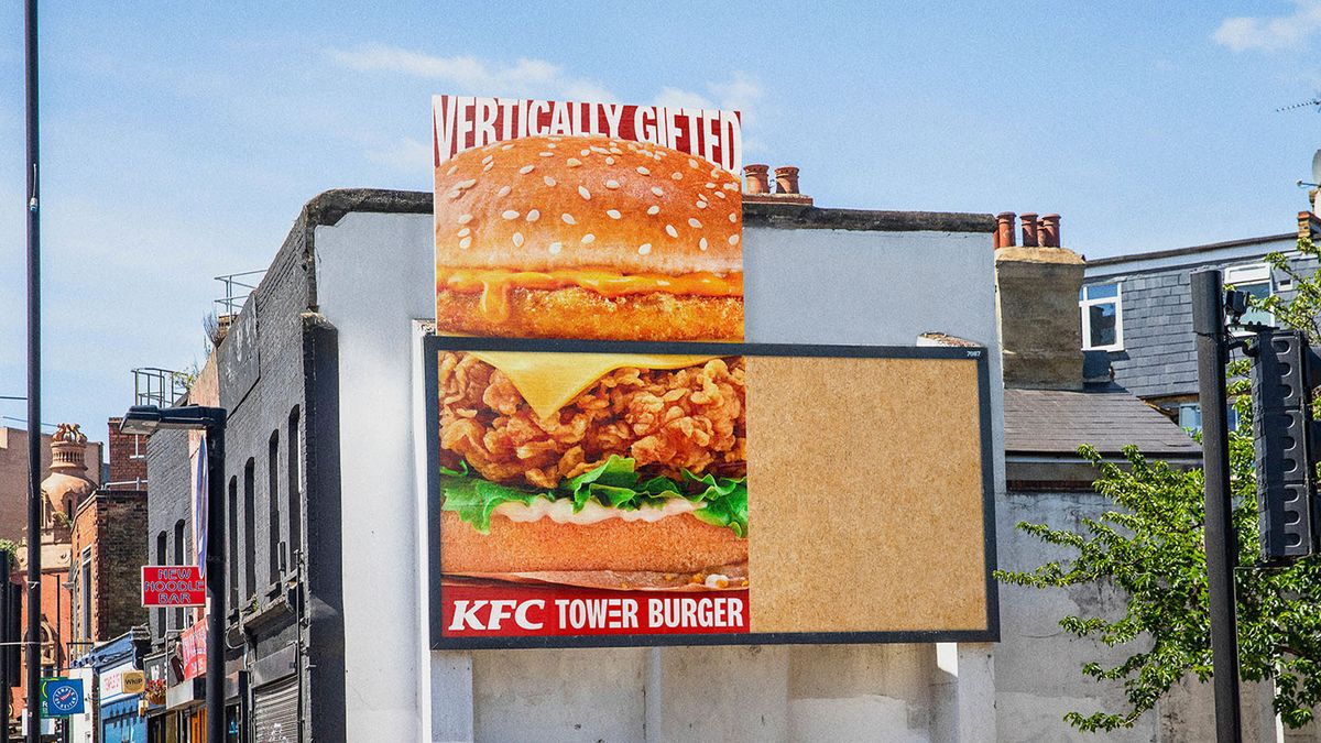 KFC reaches new heights in towering billboard ad | Creative Bloq