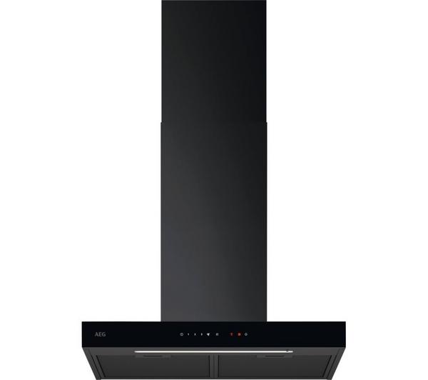 Aeg Hob2hood Gb67d61hb Chimney Cooker Hood - Black