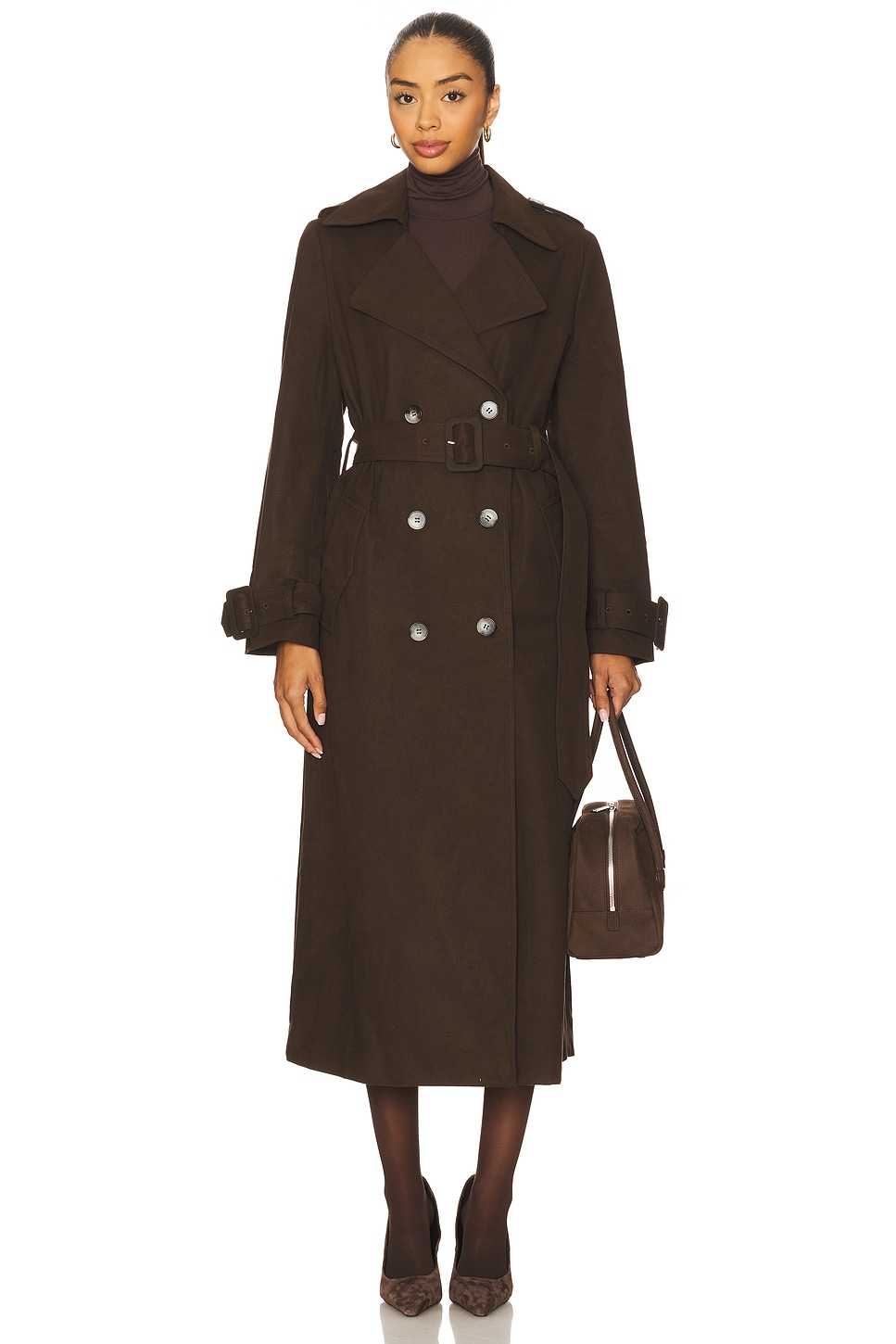 Sau Lee Nevada Trench Coat