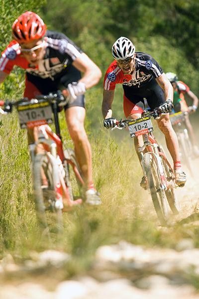 Jeremiah Bishop leads Chris Eatough