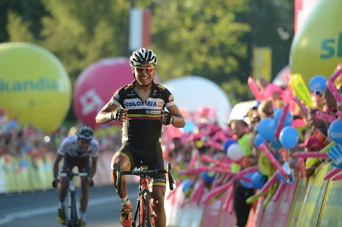 Darwin Atapuma (Colombia) nabs the team's first win of 2013