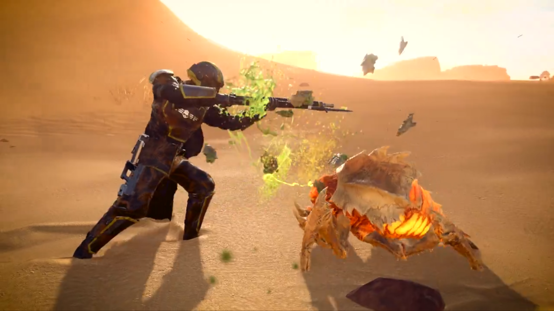 Helldivers 2 les dio a los jugadores un rifle deliberadamente horrible y crujiente de 1903, pero les encanta porque pueden cargar insectos con bayoneta como el Waterloo de ciencia ficción.