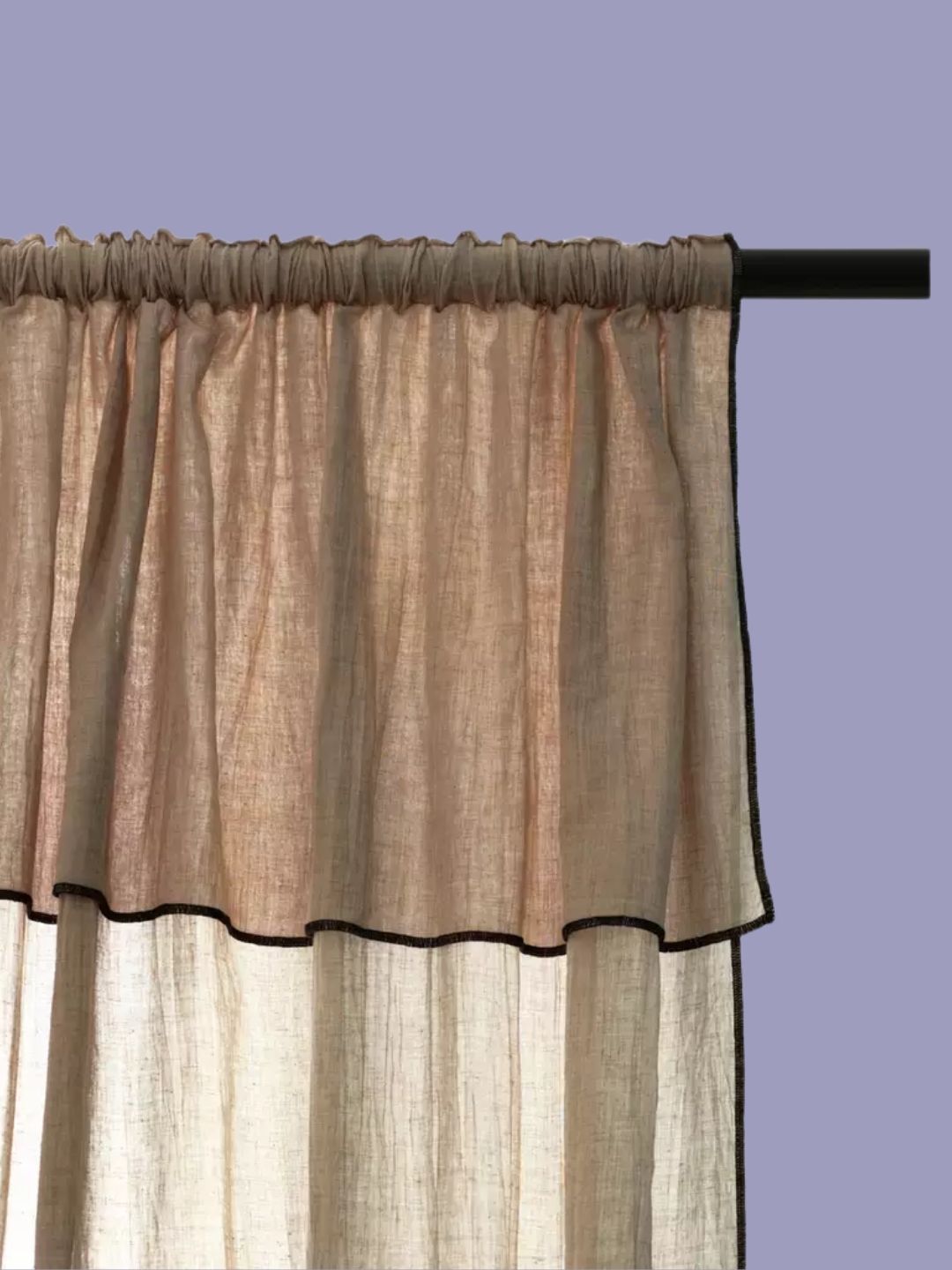 Habitat, Double Unlined Voile Curtain
