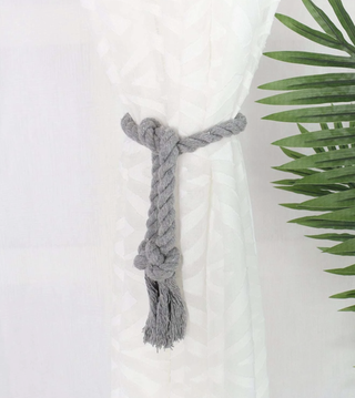 1pair Braided Rope Curtain Tie Back