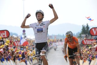 Andy Schleck wins, Tour de France 2010, stage 8