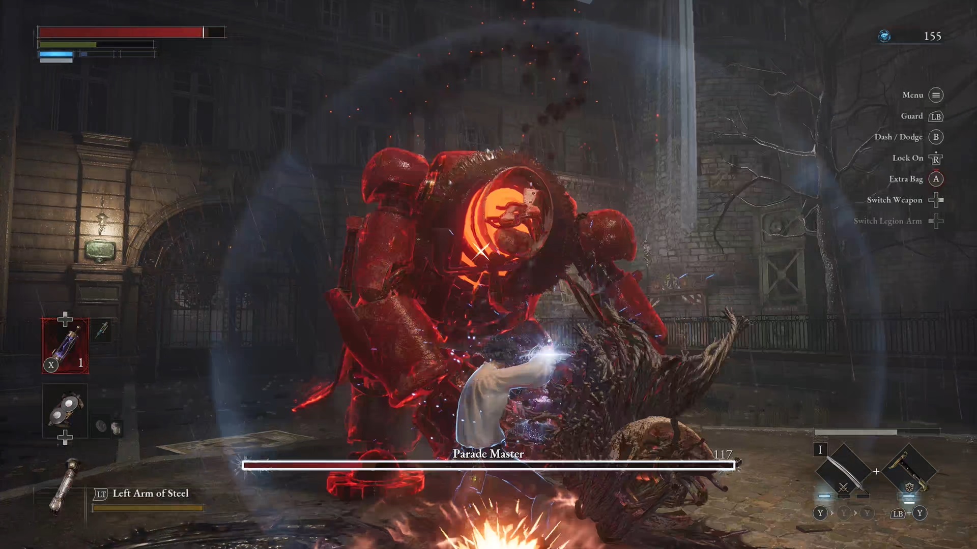 Captura de pantalla de Lies of P en el juego Parry Master's Fury Attack