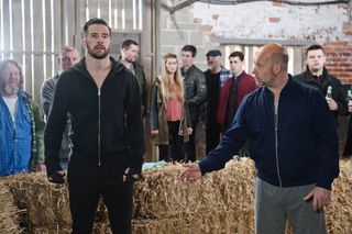 Michael Parr's Ross knuckles up for the action scenes (ITV/Amy Brammall)