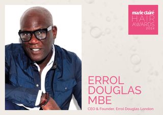 Errol Douglas MBE Marie Claire hair awards 2024 judge