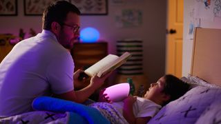 Philips Hue Go at bedtime