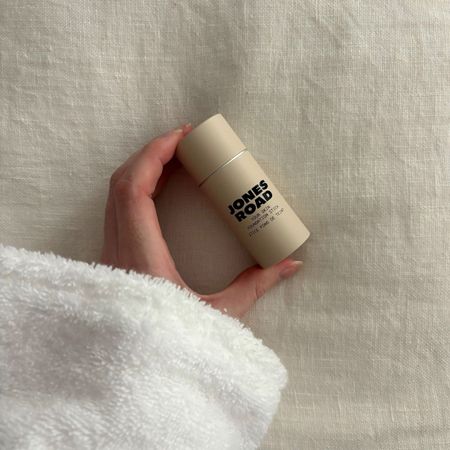 Deputy beauty editor Grace Lindsay testing the Jones Road Your Skin Foundation Stick