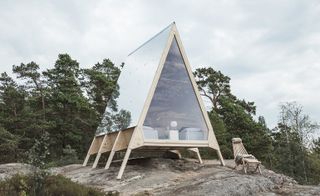 Nolla cabin by Robin Falck on Vallisaari island, Finland