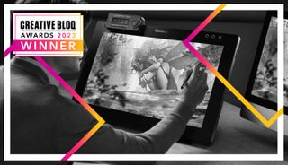 The winner of one of the Creative Bloq Awards 2023 drawing tablets categories